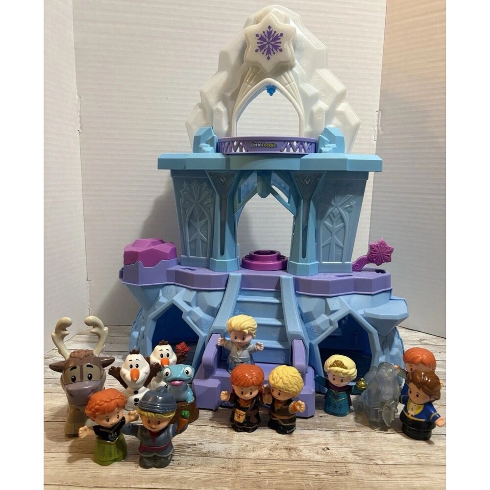 Fisher-Price Little People Disney Frozen Elsa's Enchanted Lights Palace Lot